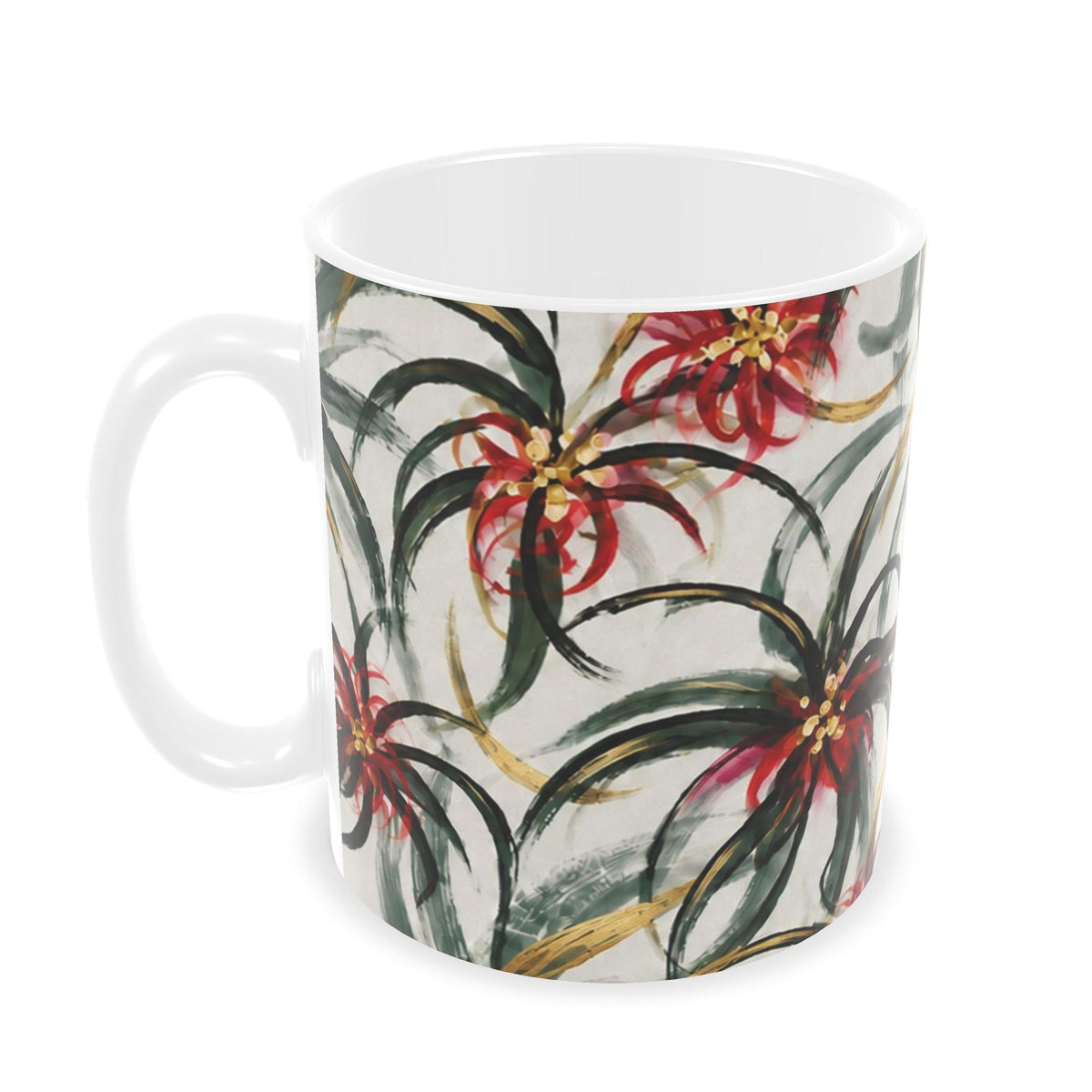 Crimson Orchid Mug